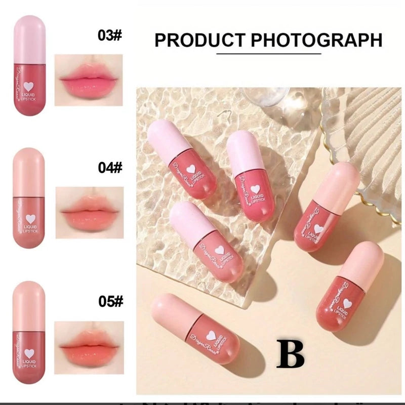 Dragon Ranee Korean Lip Gloss – Glossy Liquid Lipstick for Plump, Juicy Lips