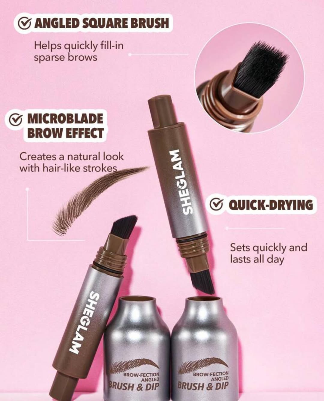 SHEGLAM Brow Fection Angled Brush