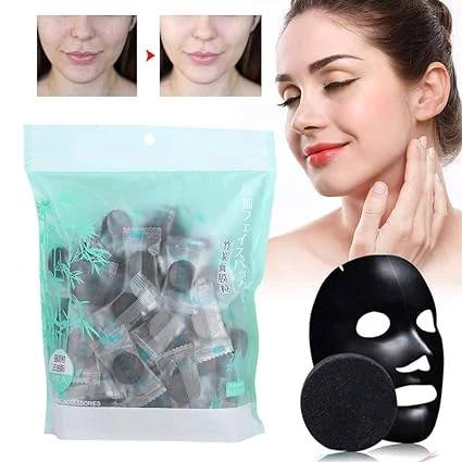 Bamboo Charcoal Compressed Mask 25 Pcs