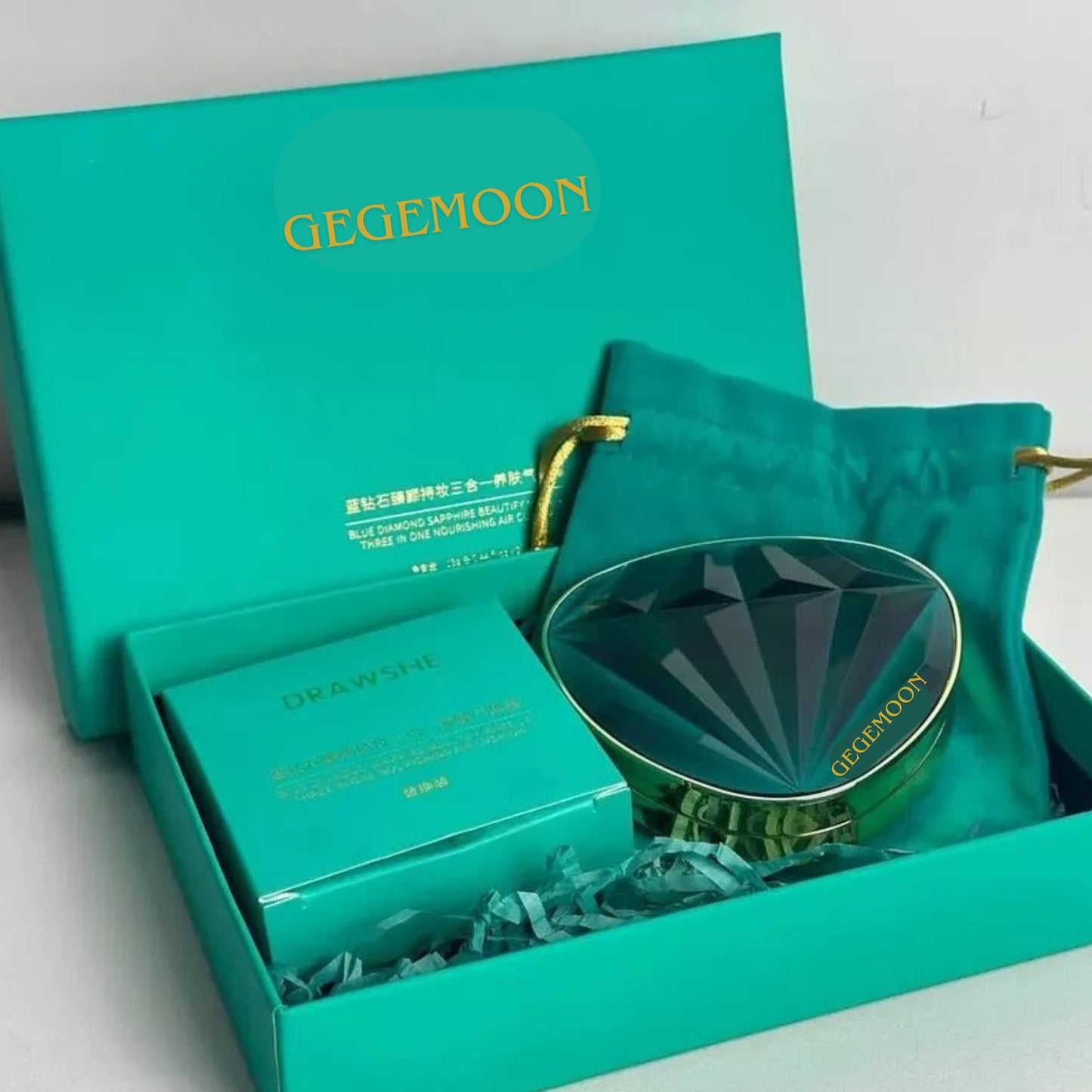 Gegemoon Luxury Diamond Shape Air Cushion Foundation