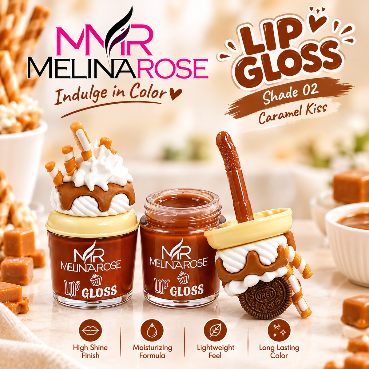 Melinda RoseIce Ice Cream Donut Lip Gloss | 6 Shades