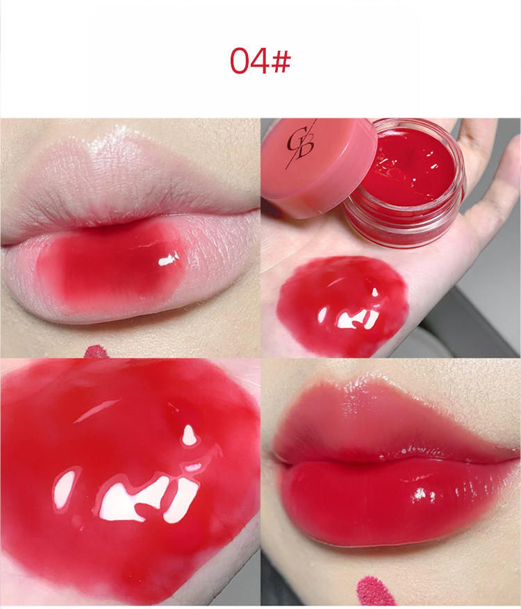 Gege Bear Lip Gloss Jam Jelly Moisturize Mirror Surface Lipstick