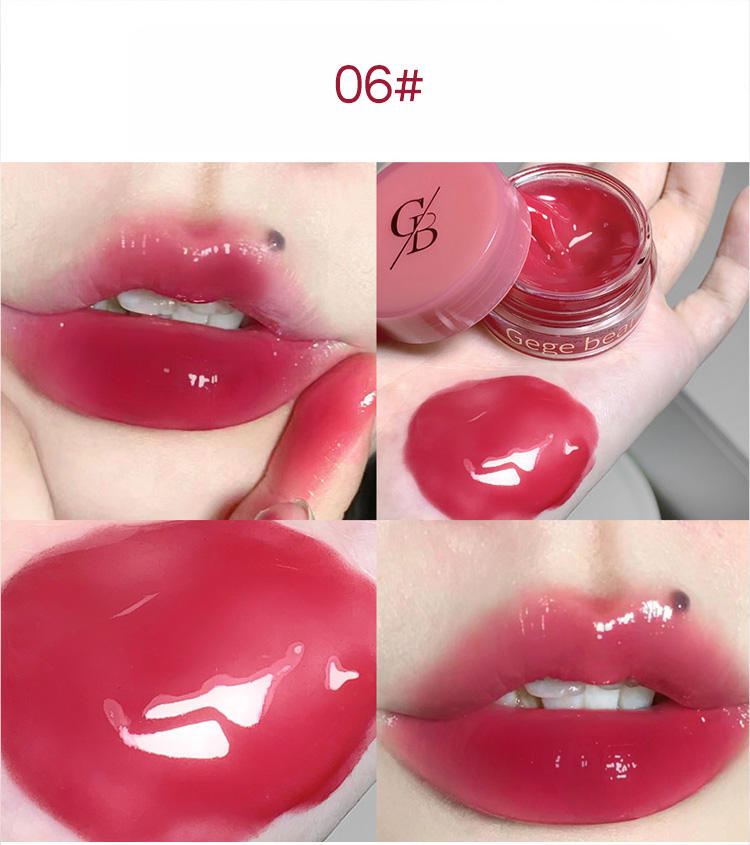 Gege Bear Lip Gloss Jam Jelly Moisturize Mirror Surface Lipstick