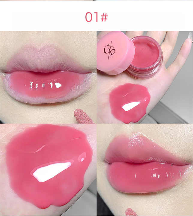 Gege Bear Lip Gloss Jam Jelly Moisturize Mirror Surface Lipstick