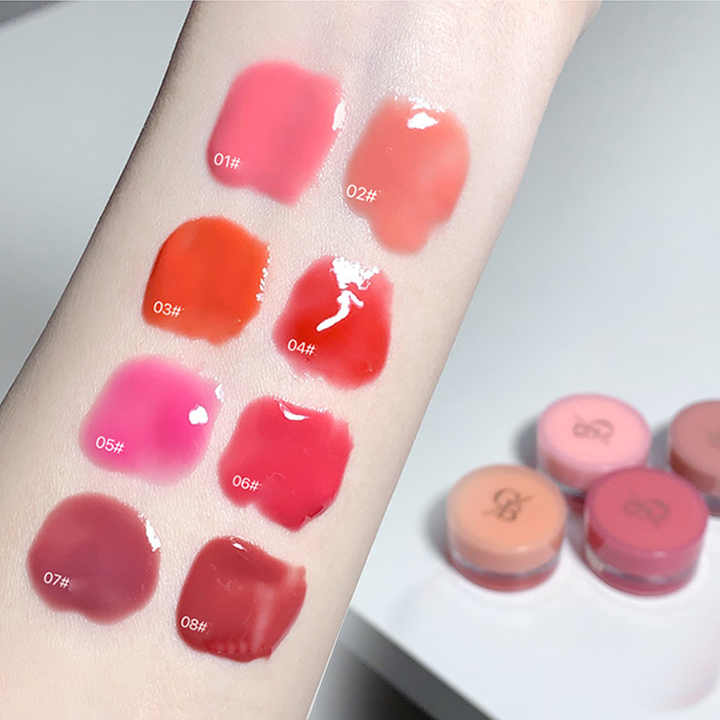 Gege Bear Lip Gloss Jam Jelly Moisturize Mirror Surface Lipstick