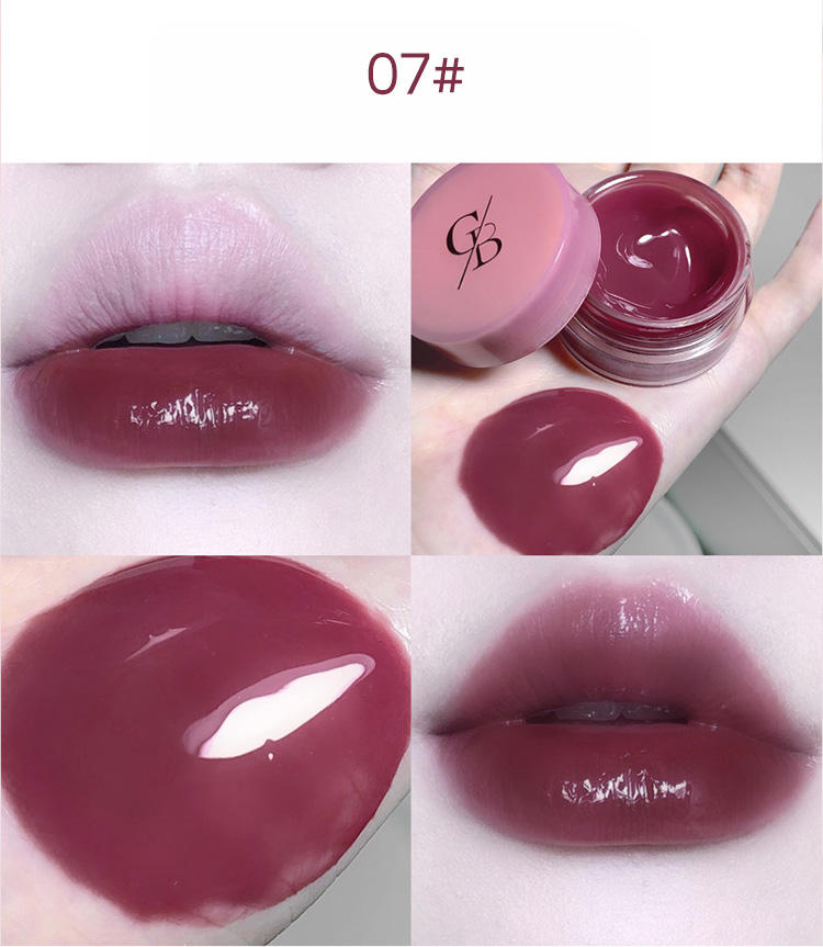 Gege Bear Lip Gloss Jam Jelly Moisturize Mirror Surface Lipstick