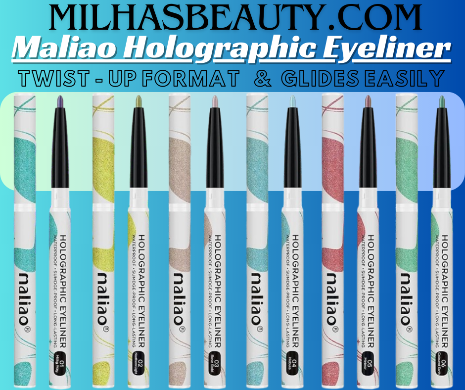 Maliao Holographic Eyeliner with Multi chrome Effect | Long-Lasting