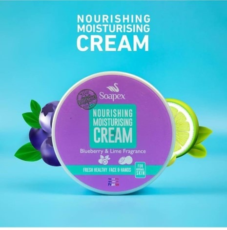 Soapex Nourishing Moisturizing Cream Blueberry & Lime 220ml