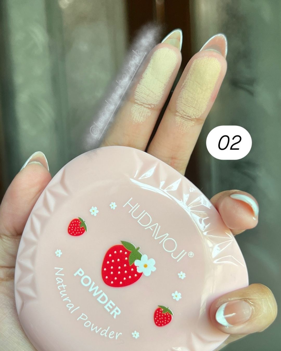 Hudamoji Strawberry Compact Powder