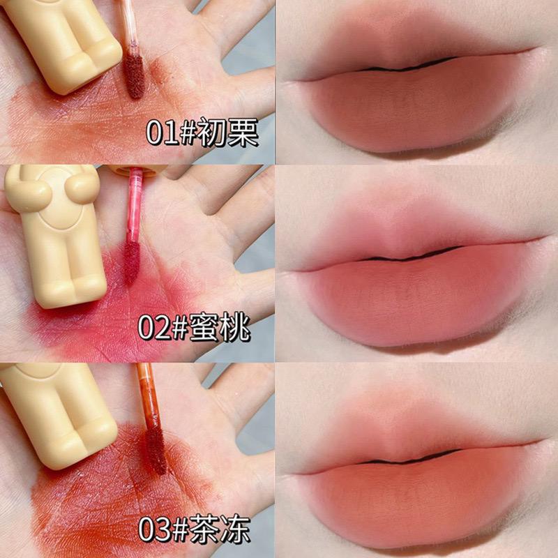 HERORANGE Bubble Bear Matte Lip Gloss