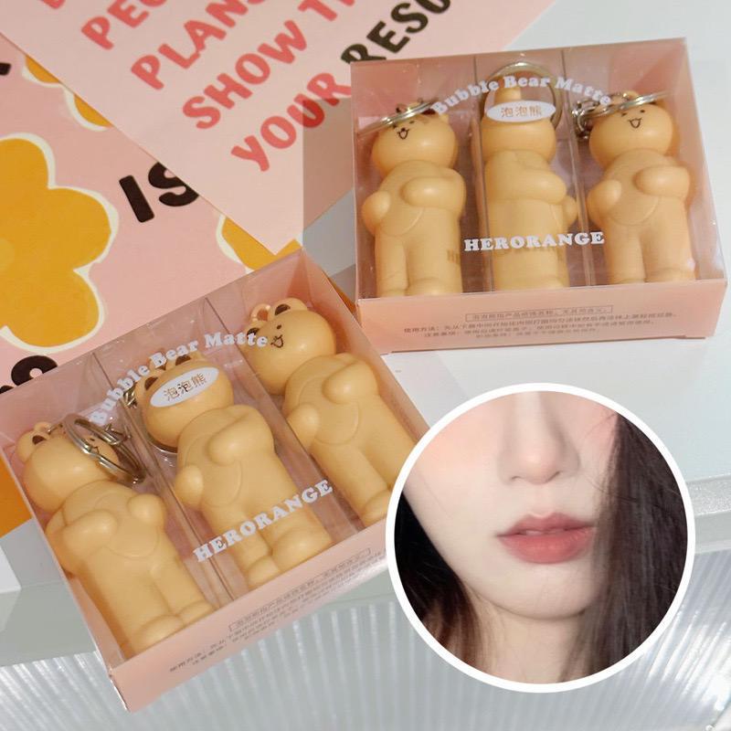HERORANGE Bubble Bear Matte Lip Gloss