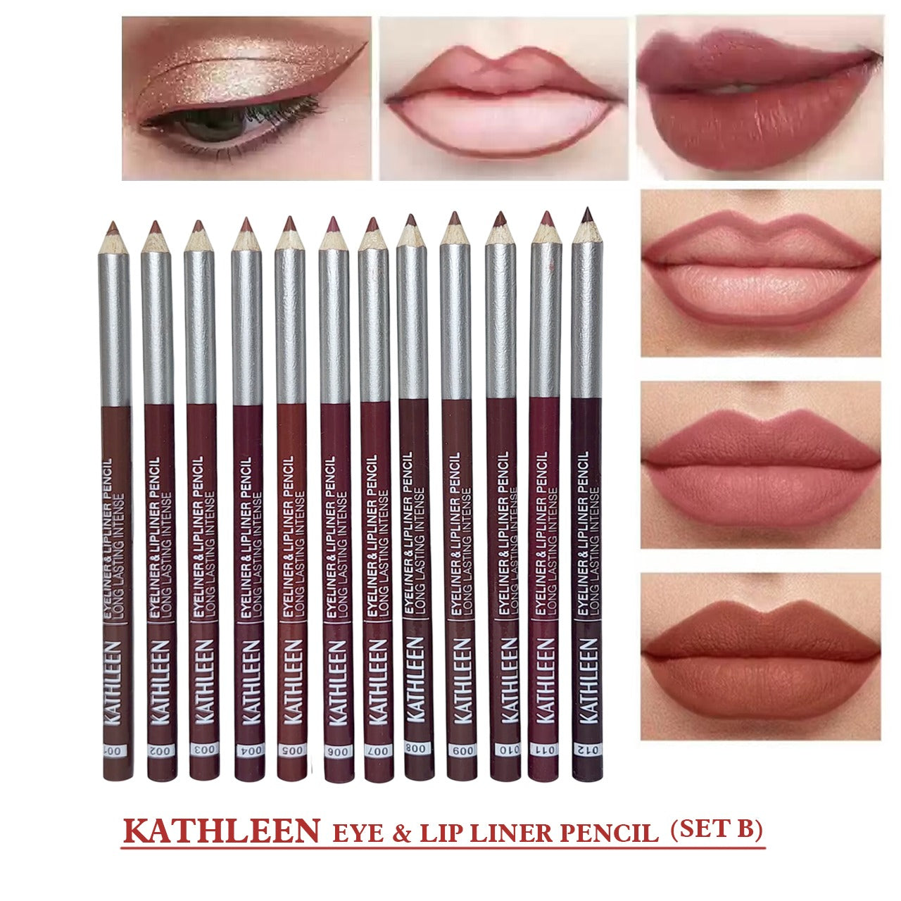 Khathleen 12pcs Small Lip Pencils