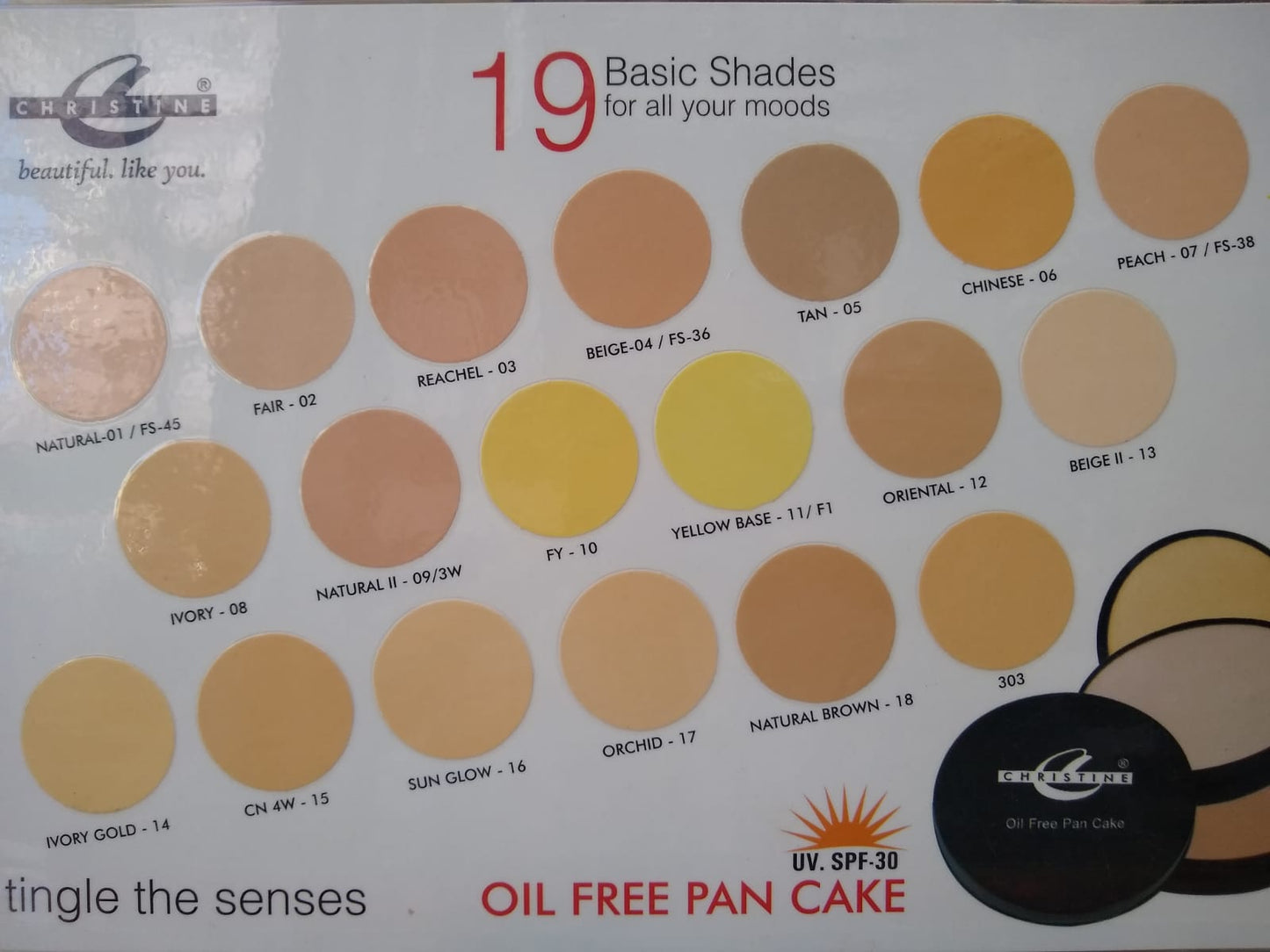 Christine Oil Free Pan Cake