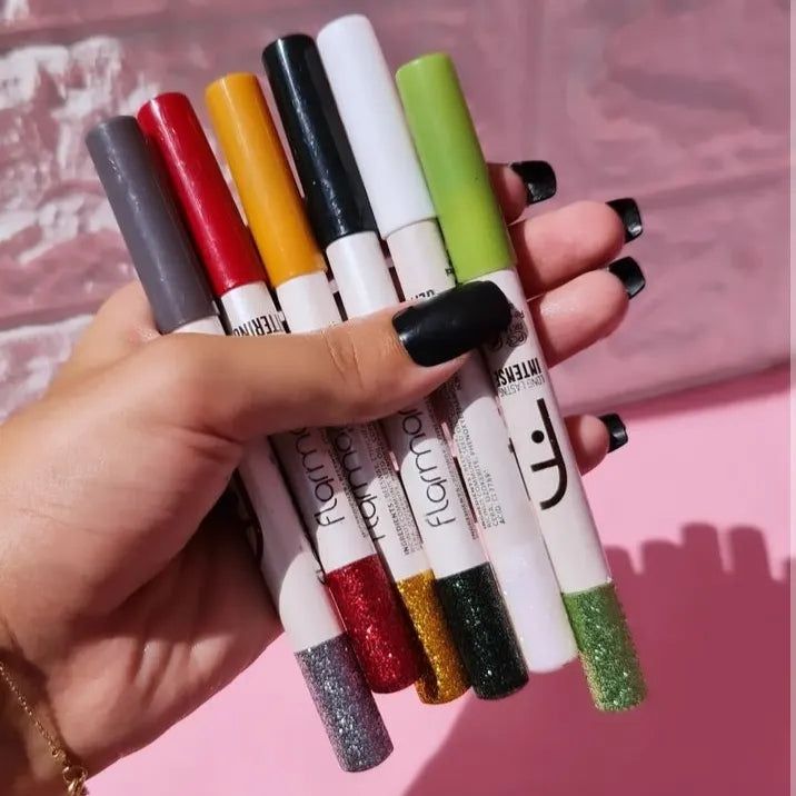 Flormar Glitter Pencil Long Lasting 12 Pcs