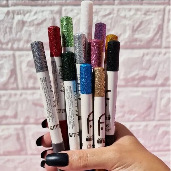 Flormar Glitter Pencil Long Lasting 12 Pcs