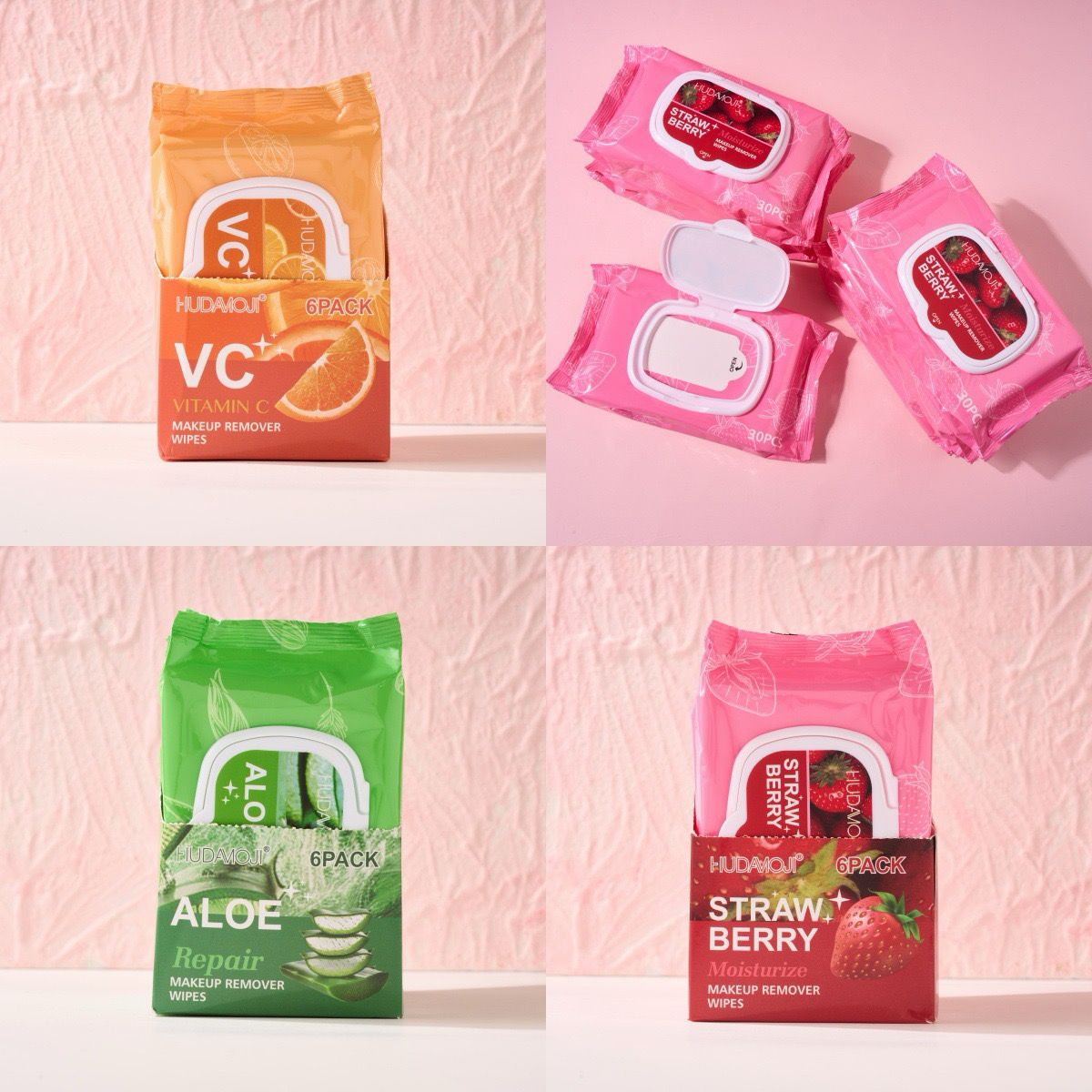 HUDA MOJI MAKEUP REMOVER WIPES