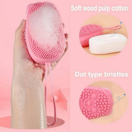 Silicone Body Brush Scrubber Bath Sponge