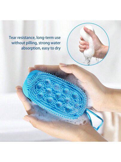 Silicone Body Brush Scrubber Bath Sponge
