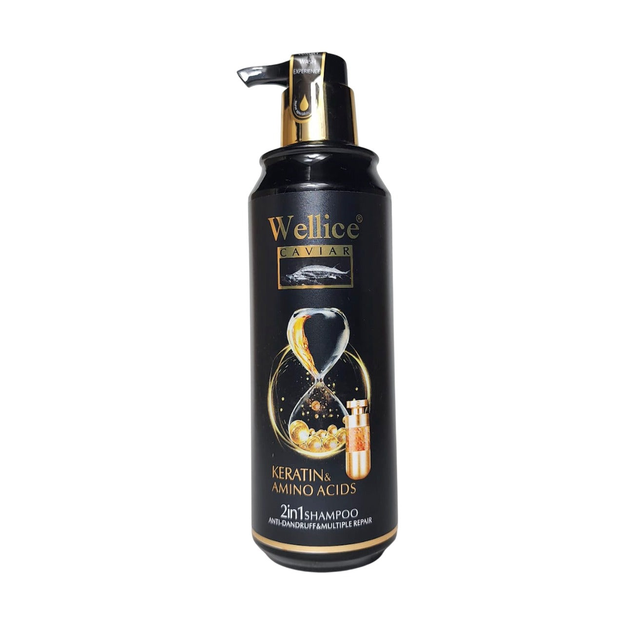 Wellice Caviar Keratin Amino Acids 2-In-1 Shampoo