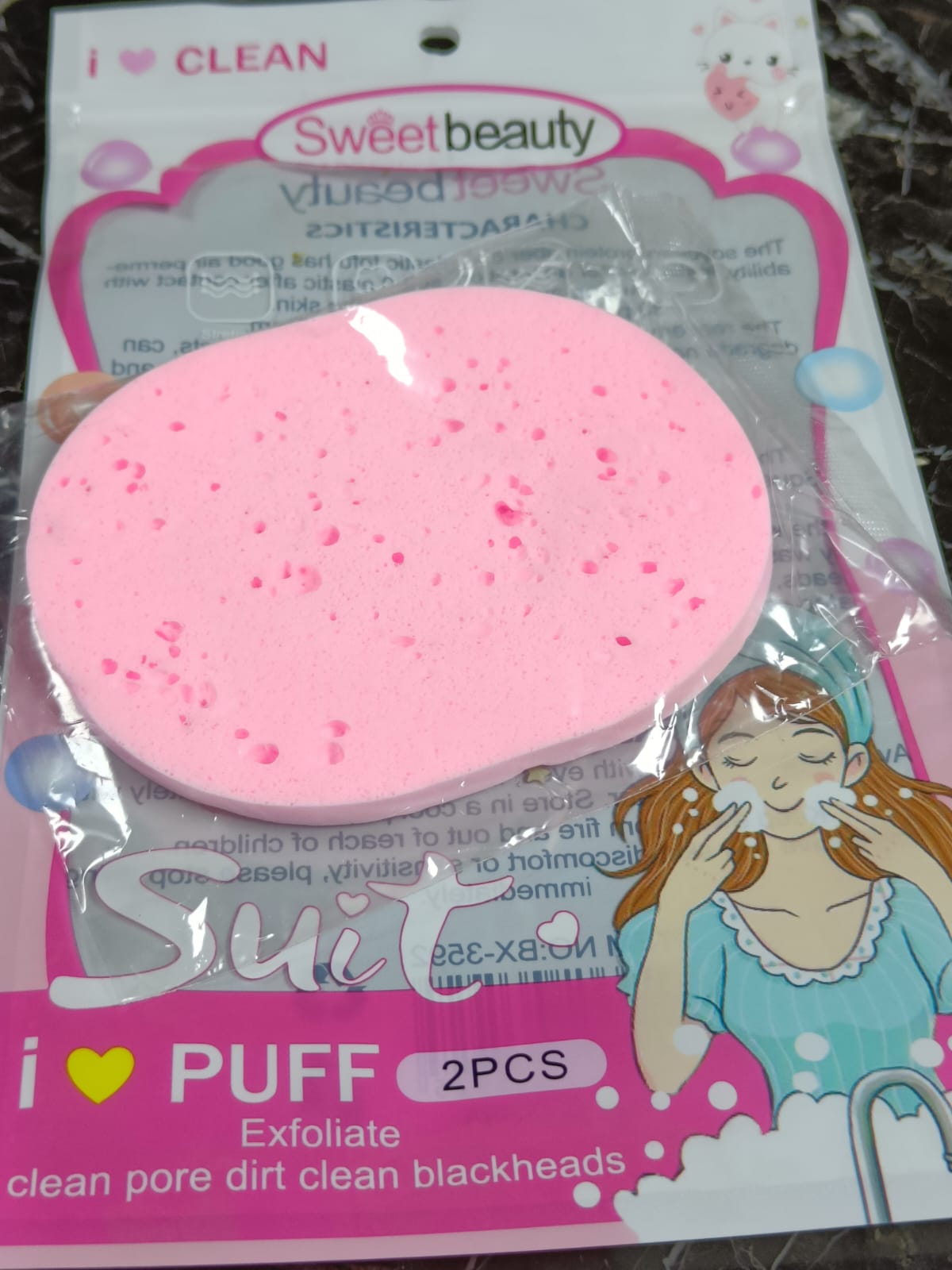 FACIAL EXFOLIATE PUFF