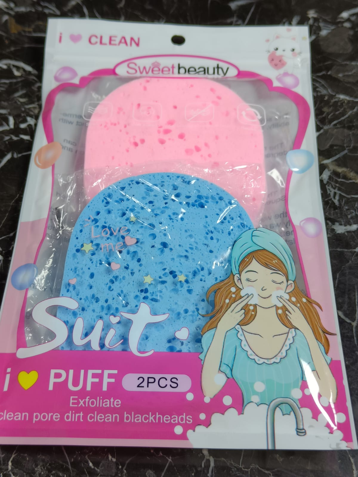 FACIAL EXFOLIATE PUFF