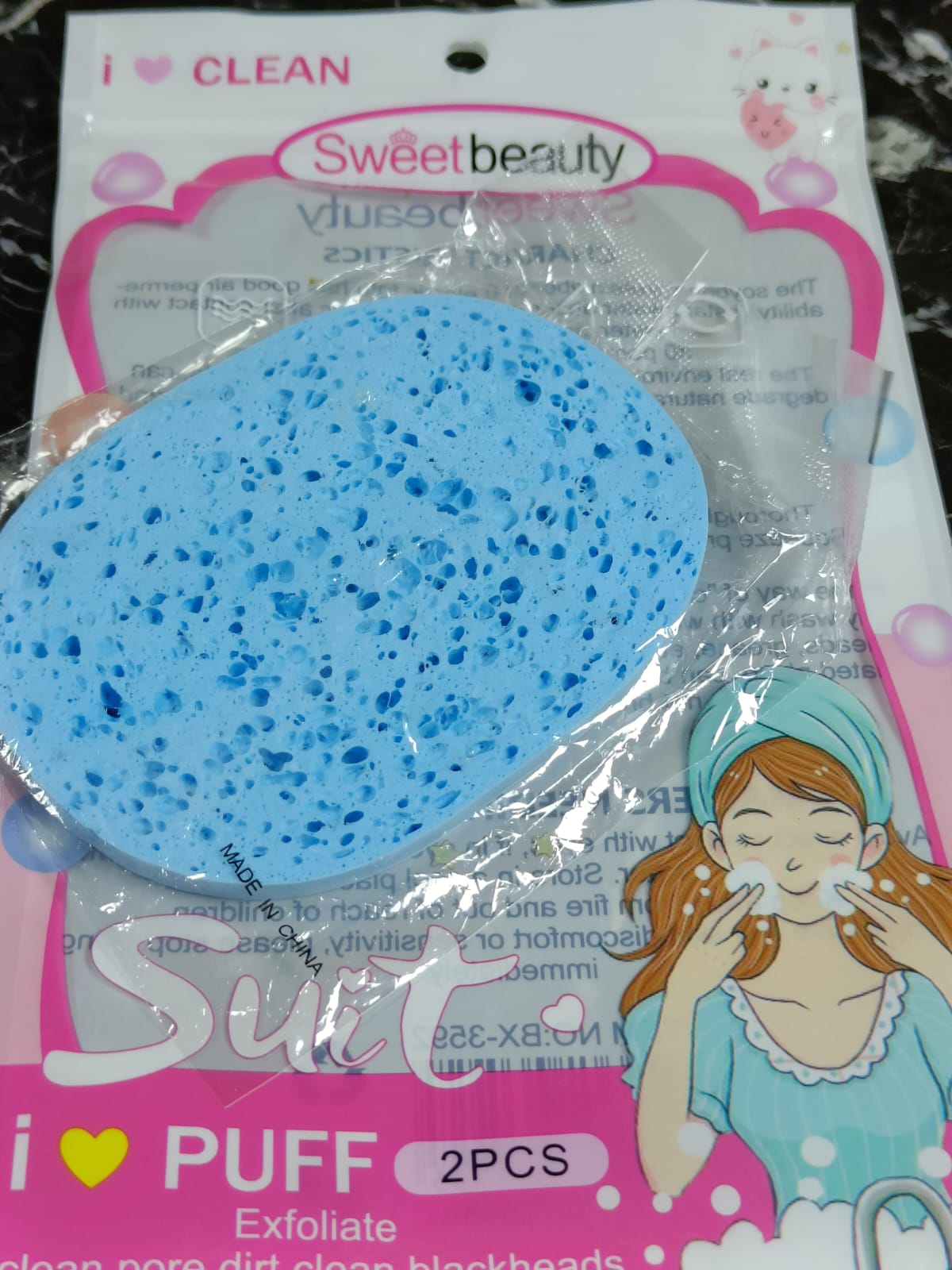 FACIAL EXFOLIATE PUFF