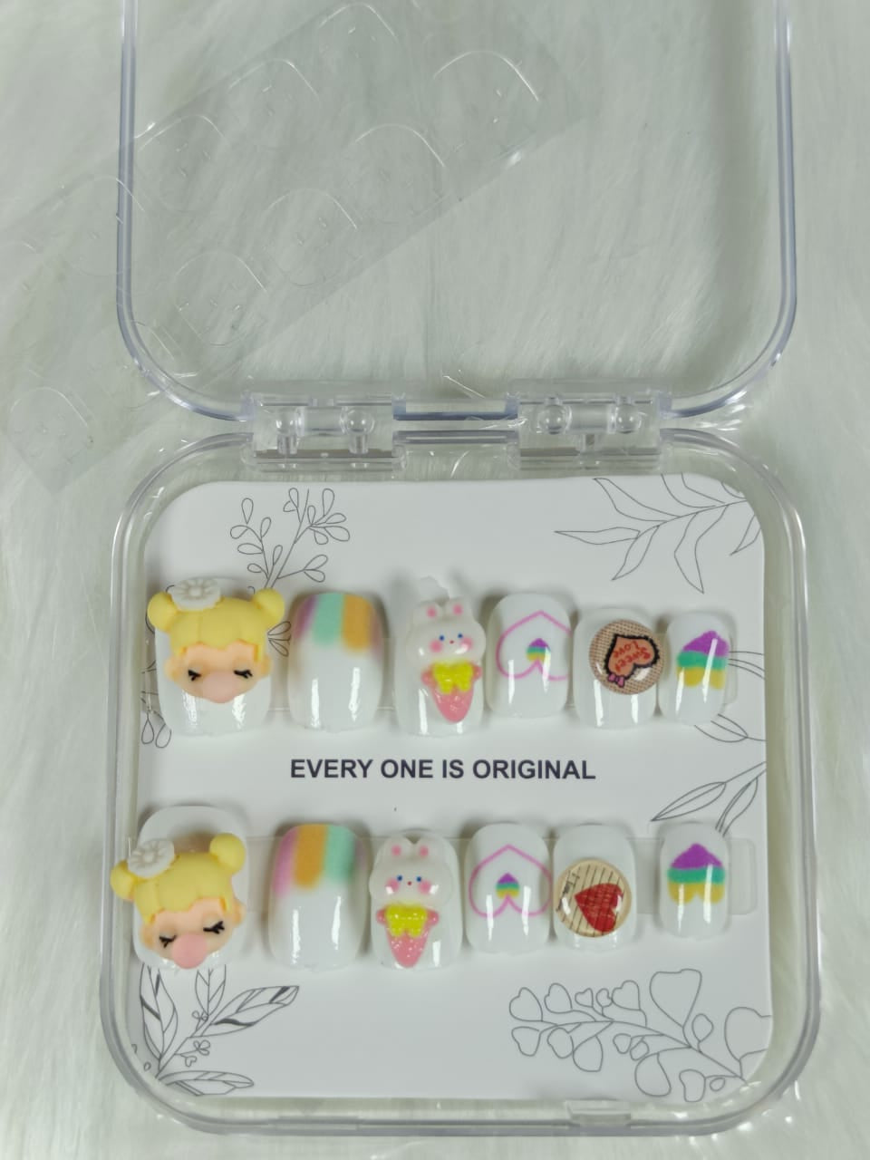 Kids Cartoon False Nails