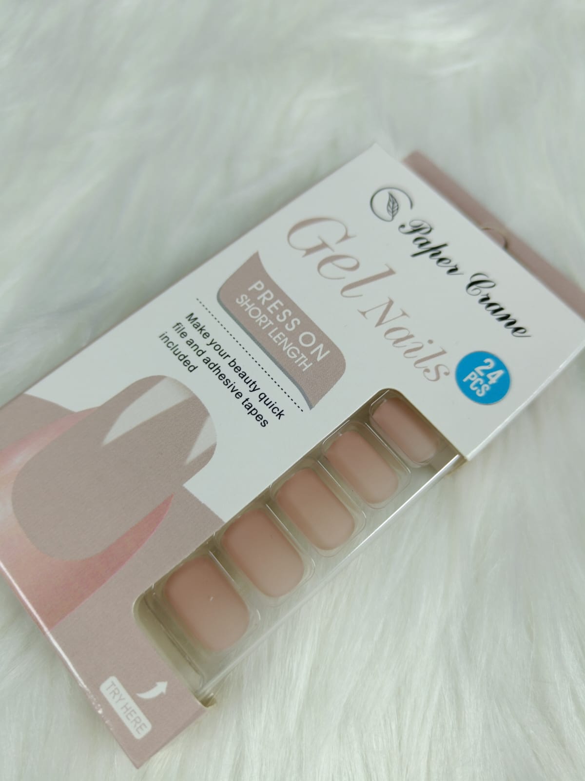 Matte & Glossy Nails Artificial Square