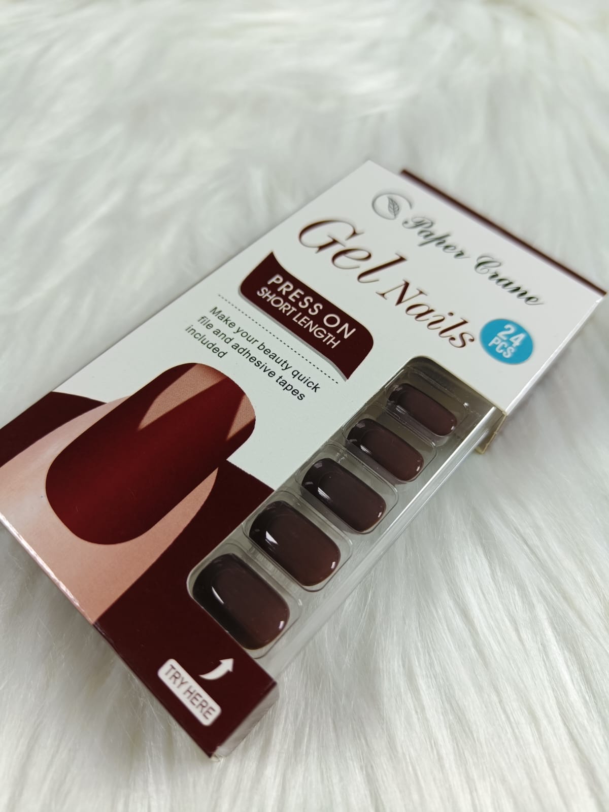 Matte & Glossy Nails Artificial Square