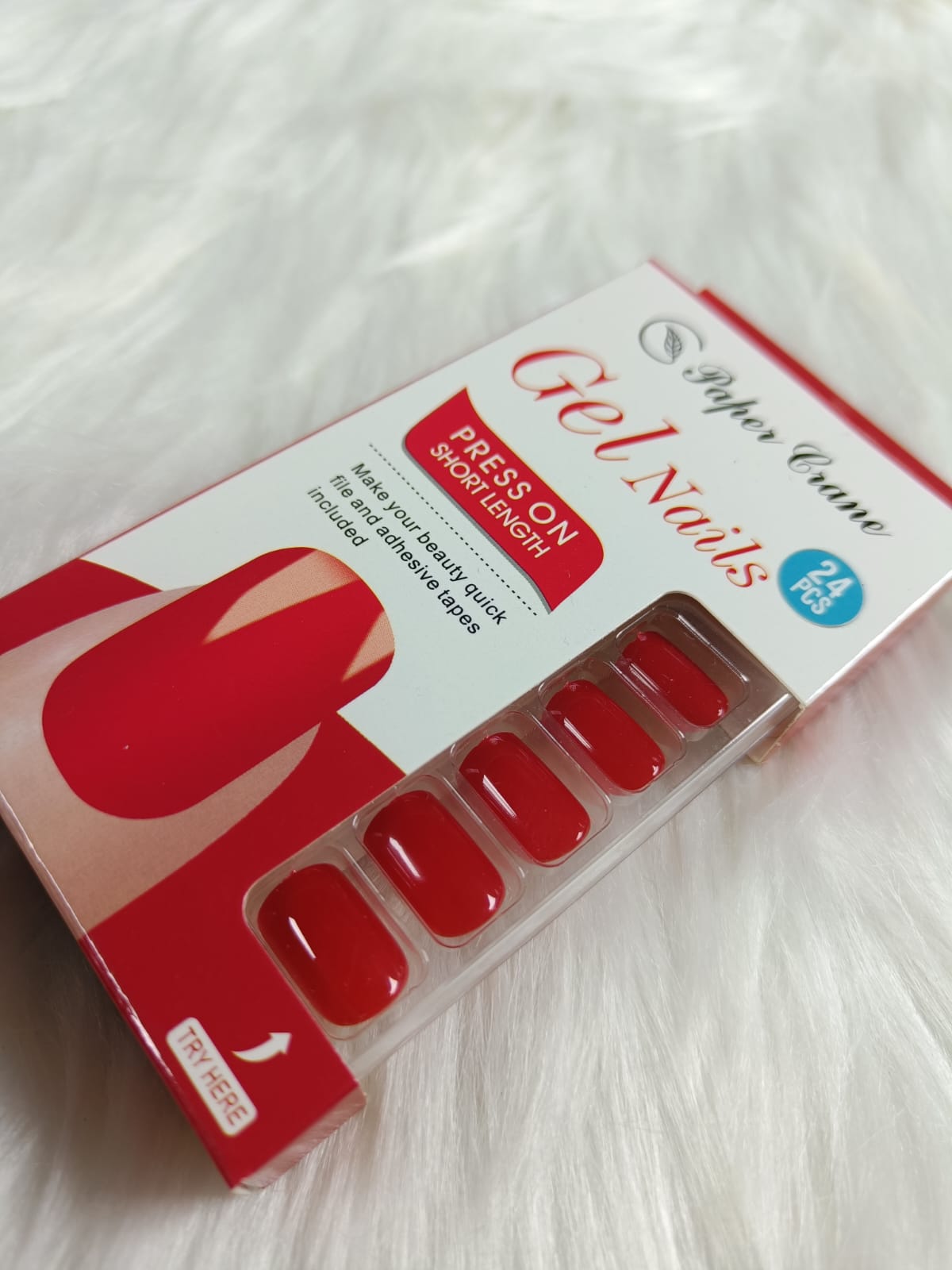Matte & Glossy Nails Artificial Square