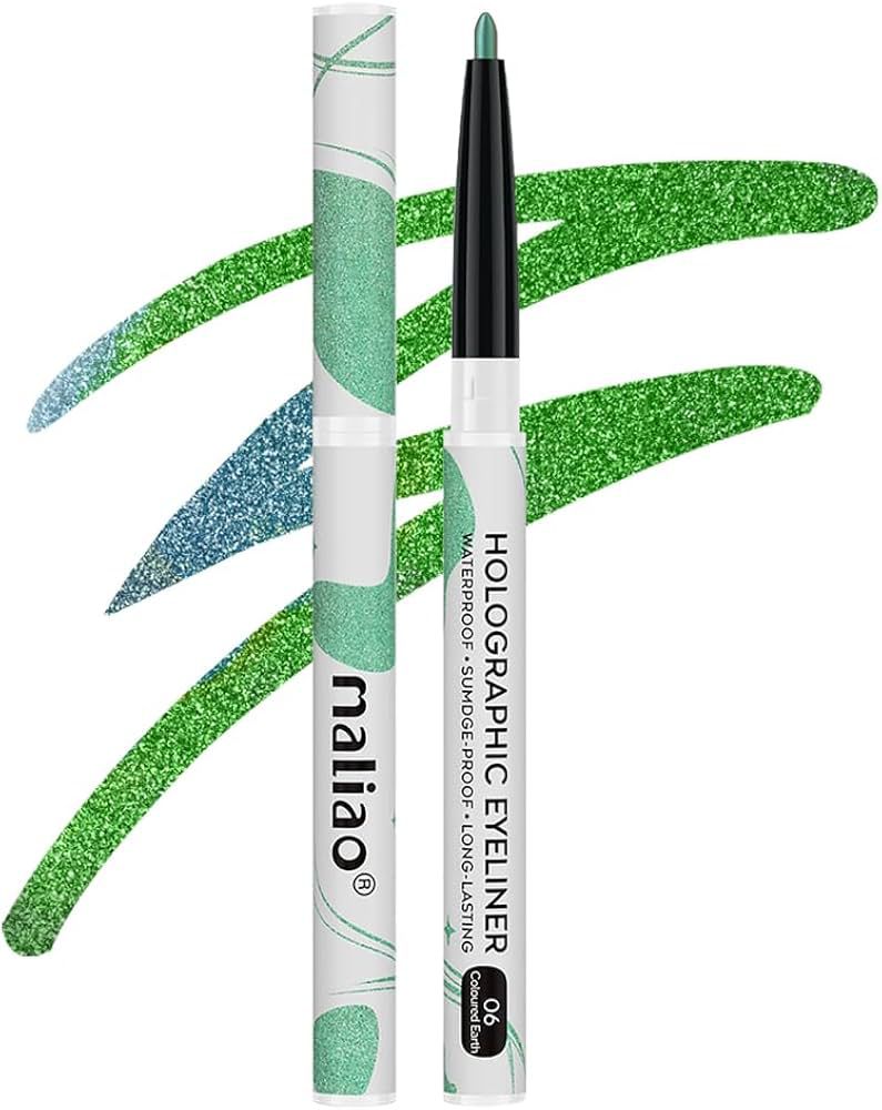 Maliao Holographic Eyeliner with Multi chrome Effect | Long-Lasting