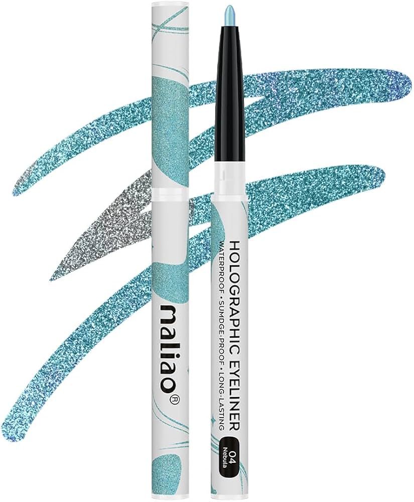 Maliao Holographic Eyeliner with Multi chrome Effect | Long-Lasting