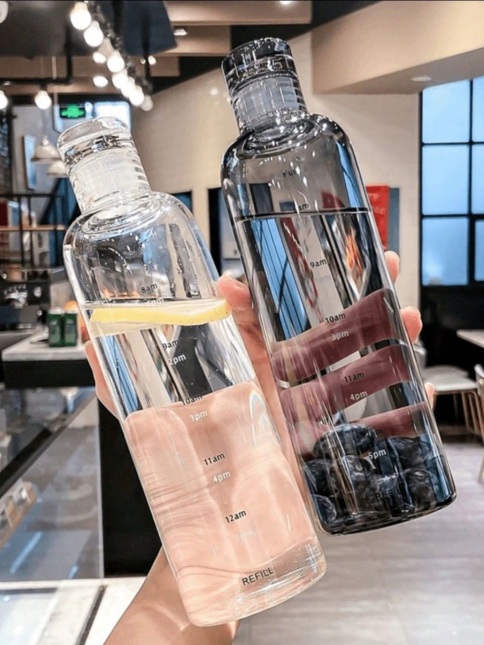 Crystal Bottle With Time Marker