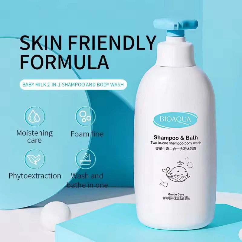 BIOAQUA Organic Milk Body Shower Gel