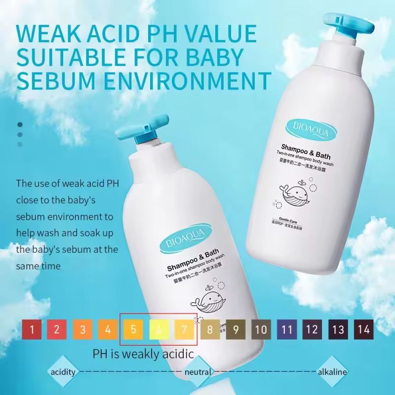 BIOAQUA Organic Milk Body Shower Gel
