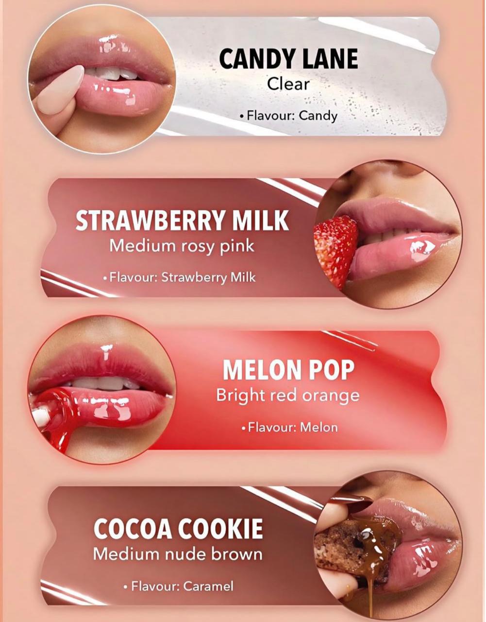 Page vine 4pcs Premium Lip Plumping Lip Gloss Vault