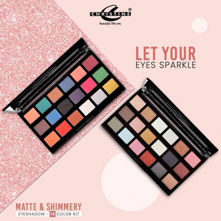 Christine 18 Colors Eyeshadow