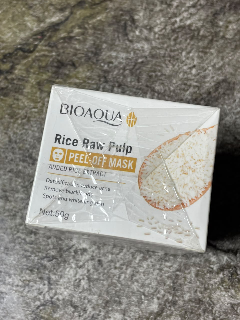 BIOAQUA RICE PEEL OFF MASK ONLY 2PC