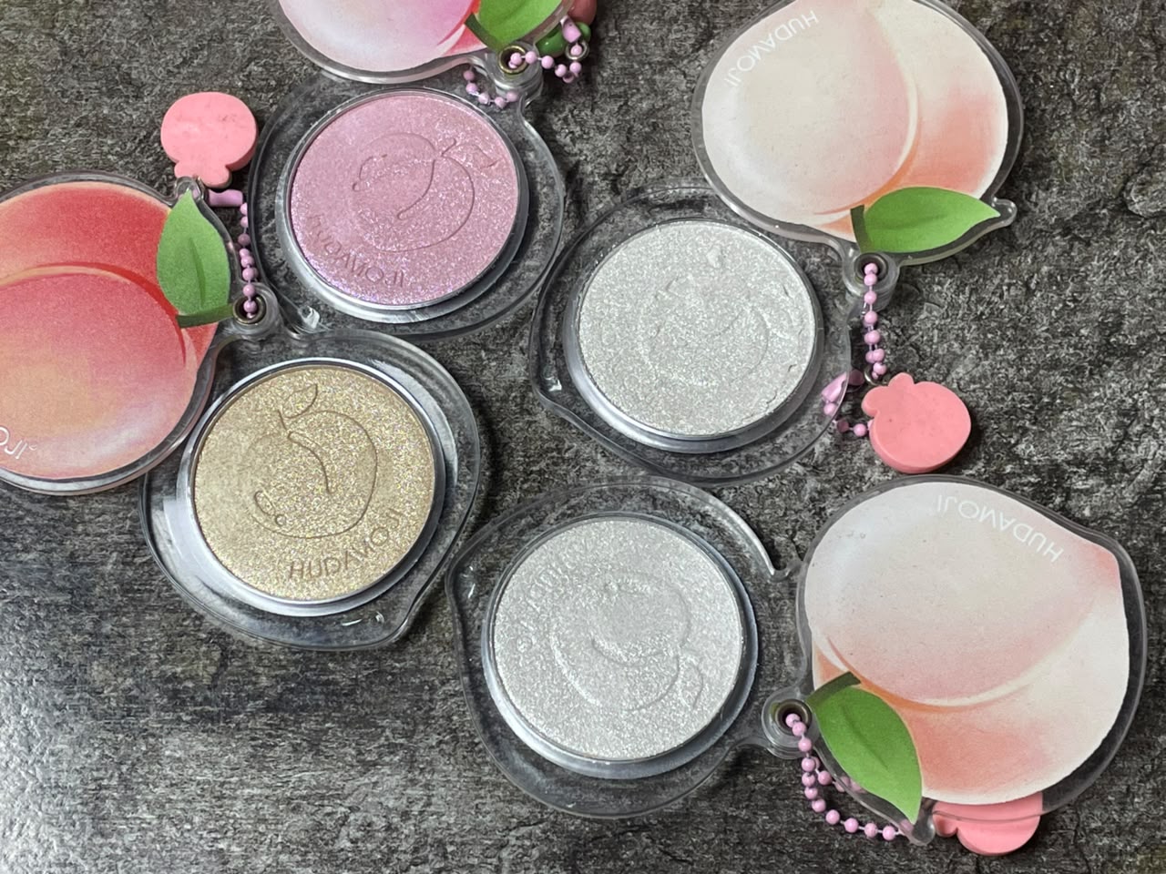 HUDA MOJI HIGHLITER ONE TIME SWATCH ONLY 3PC