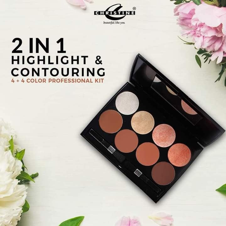 Christine Sparkle & Shine Highlighter + Countour Kit