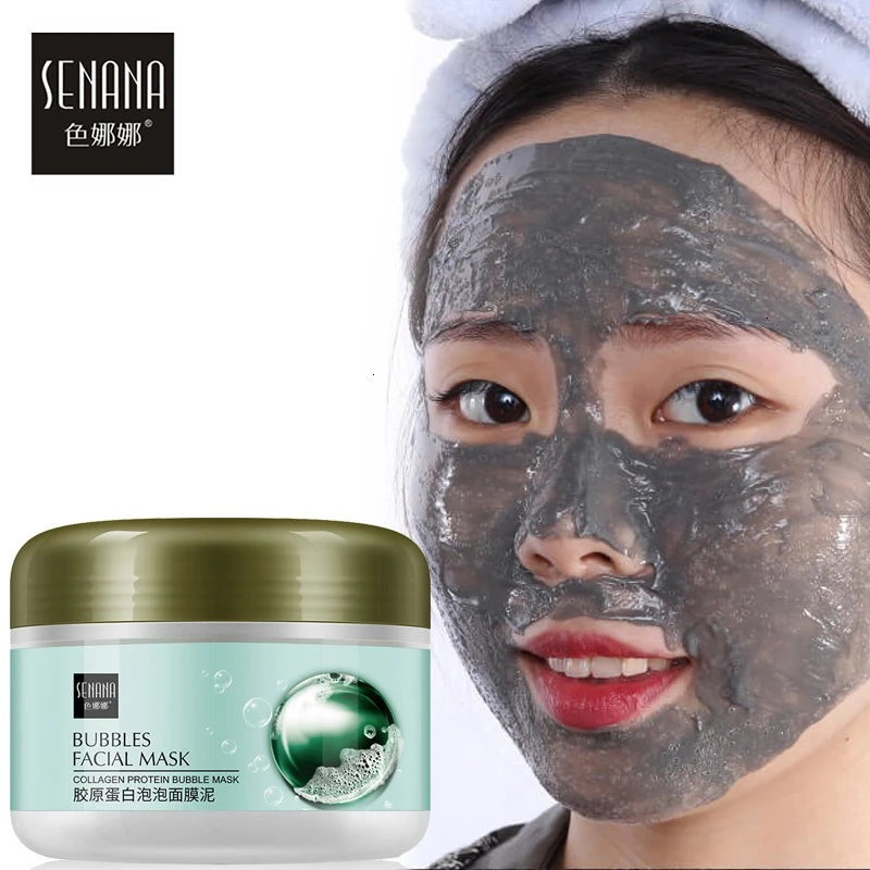 Senana Bubbles Facial Mask Collagen Proteins Bubble Mask