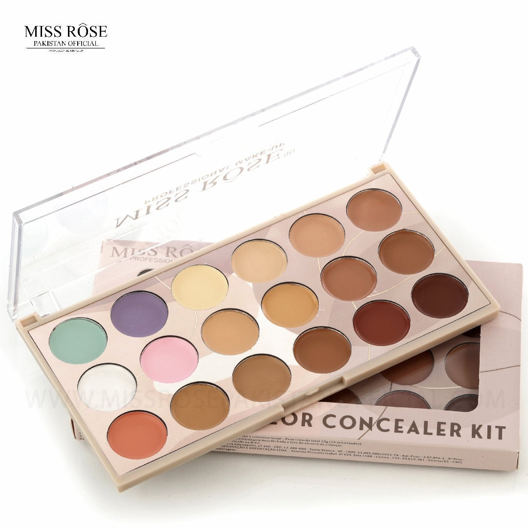 Miss Rose 18 color Concealer & contour Palette Makeup