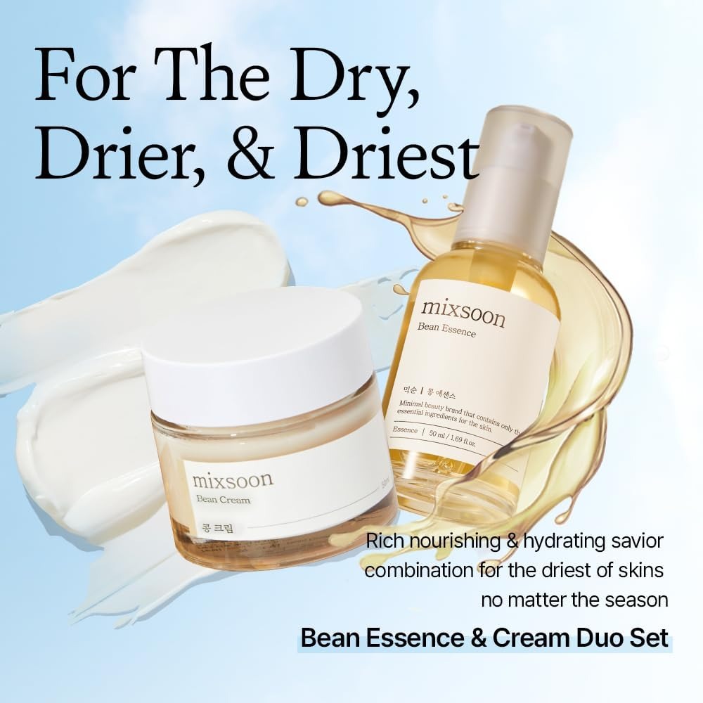 mixsoon Bean Essence Exfoliating Hydrating Korean Skin Care Glass skin Hyaluronic Acid Serum
