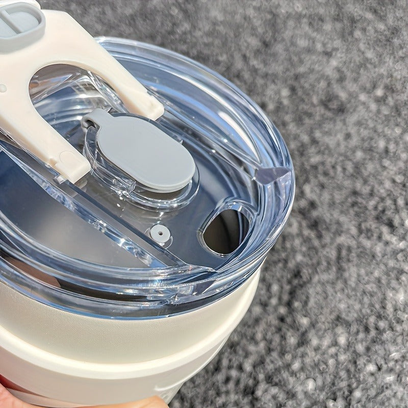1100ml Coffee Cup Drinkware Straw Car Water Cup Xmas Gift For Home Office School