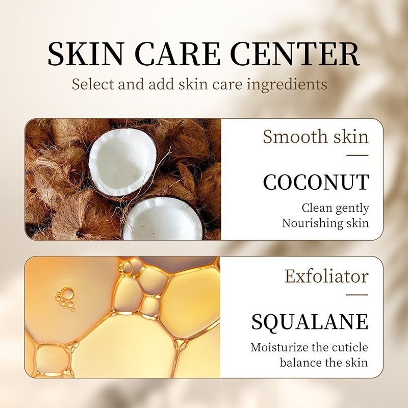 SADOER Nourishing Coconut Oil Shower Gel Amino Acid Fragrance Body Wash 500ml