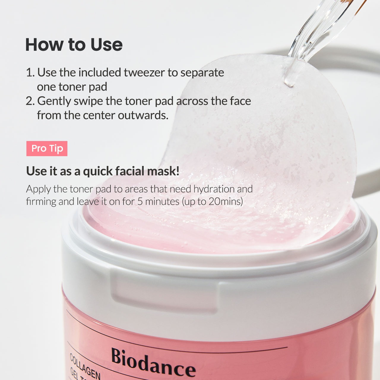 Biodance Collagen Gel Toner Pad 60 Pads
