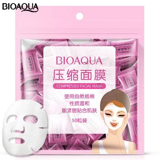 BIOAQUA Compressed Facial Tablet Face Sheet Mask