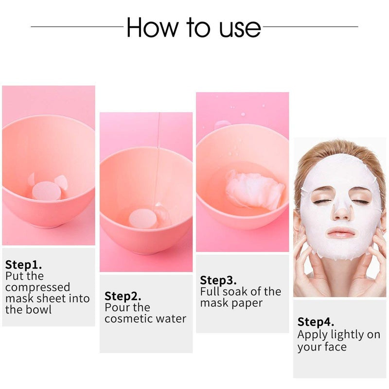 BIOAQUA Compressed Facial Tablet Face Sheet Mask