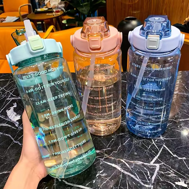 2 Liters High-capacity Water Bottle
