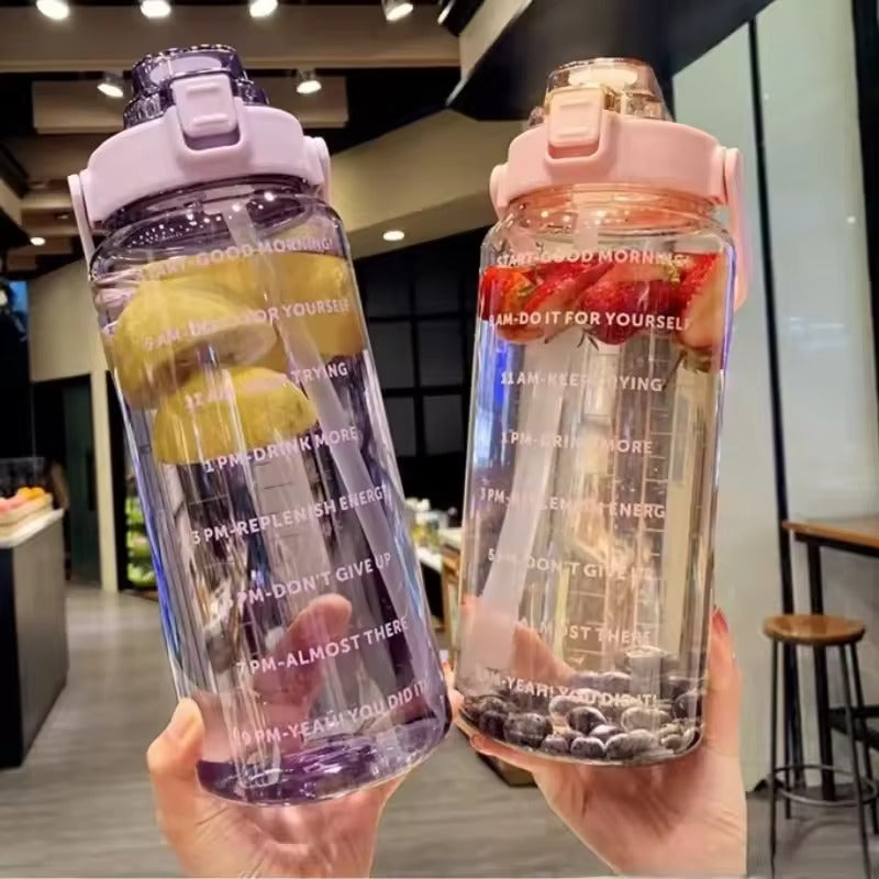2 Liters High-capacity Water Bottle
